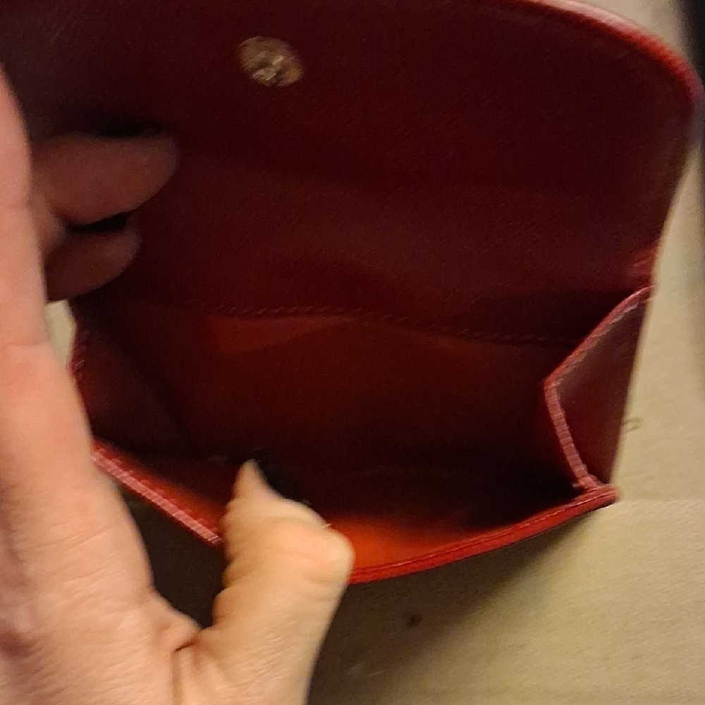 Dooney & Bourke Black and Red Checkered Wallet - Picture 4 of 5
